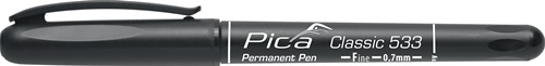Permanentmarker Pica CLASSIC schwarz Strich-B.0,7mm Rundspitze PICA
