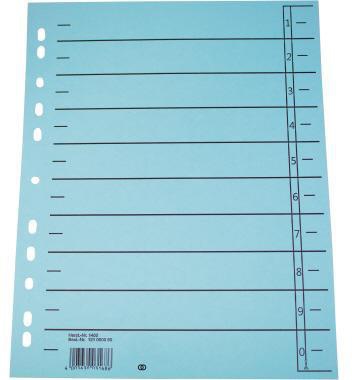 Soennecken Trennblatt oeco 1457 A4 230g Karton bl 100St.