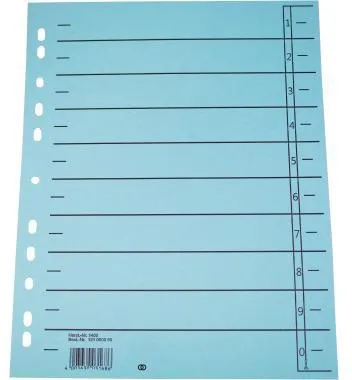 Soennecken Trennblatt oeco 1457 A4 230g Karton bl 100St.