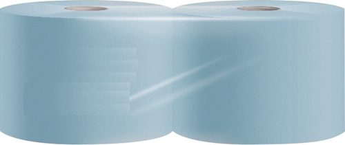 Putztuch ELOwipe L L.ca.360 mxB.ca.360mm blau 3-lagig 2 Rl./VE ELOS