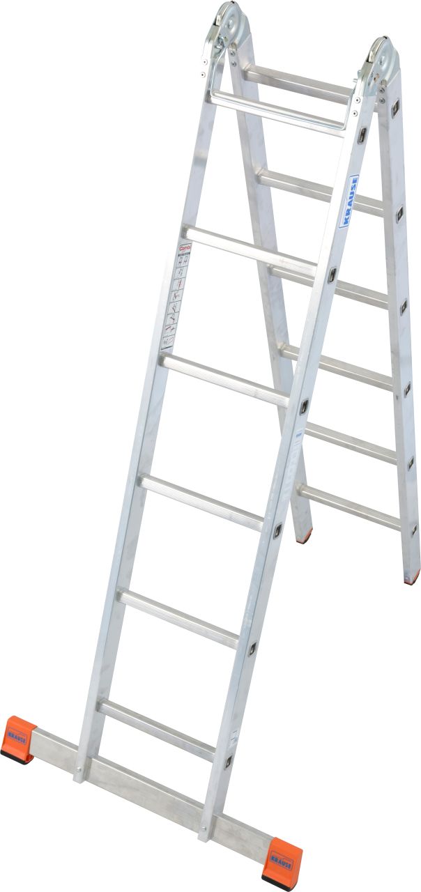Krause MONTO TriMatic Sprossen-Gelenk-Doppelleiter