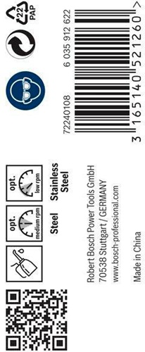 Bosch Metallbohrer PRO Stainless Steel Arbeits-L.69mm D.6,8mm L.109mm 10St.