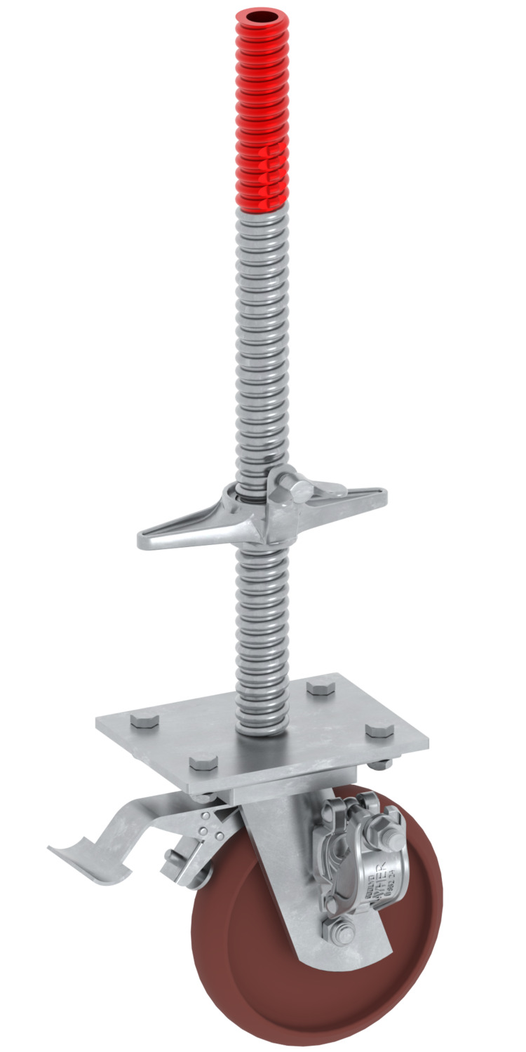 Layher Lenkrolle 1200 mit Halbkupplung