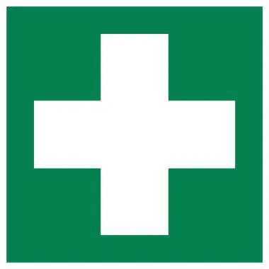 Hinweisschild PVC-Folie Erste Hilfe sk 150x150mm
