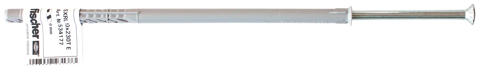 fischer Langschaftdübel SXRL 10 x 230 T E, Einzelpreisauszeichnung, mit Senkkopfschraube