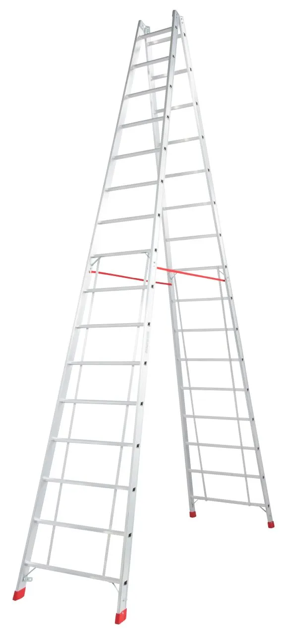Krause STABILO Sprossen-DoppelLeiter 2x16 Sprossen