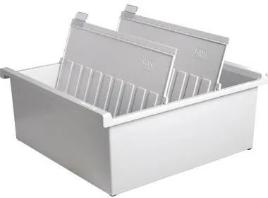 HAN Karteitrog 954-0-11 DIN A4 quer max. 1300Karten lichtgrau