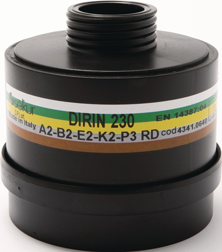 Mehrbereichskombifilter DIRIN 230 A2B2E2K2-P3R D EN 14387