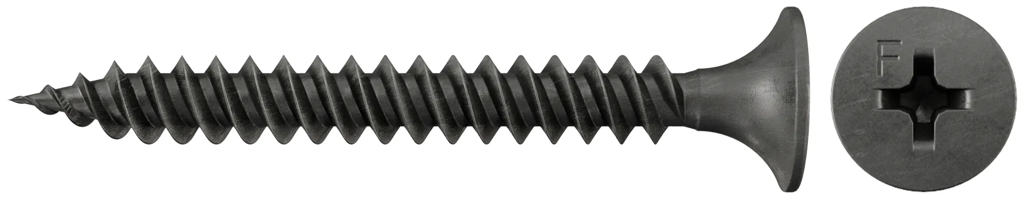 fischer Schnellbauschraube 3,5 x 25 Trompetenkopf phosphatiert Feingewinde Kreuzschlitz PH