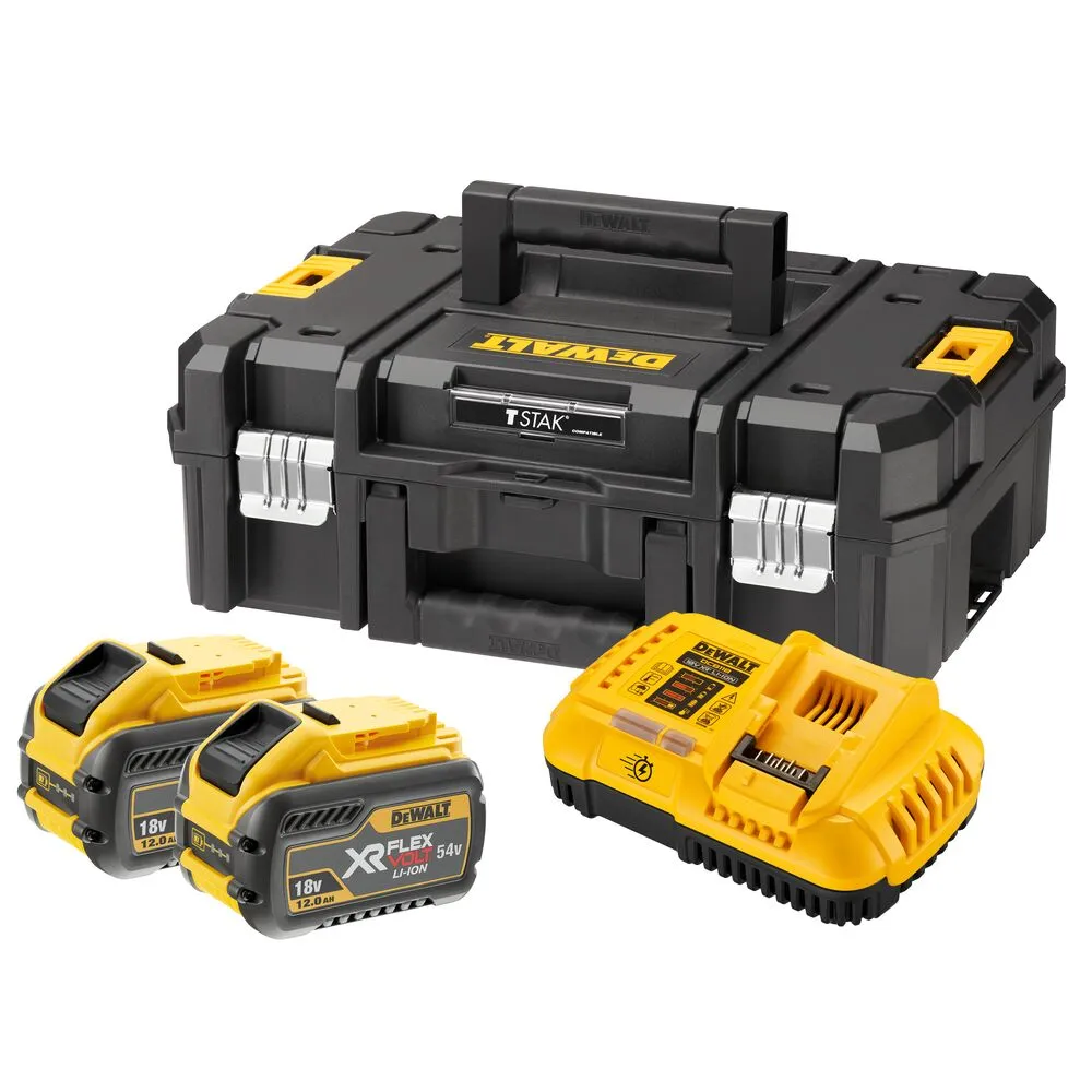 DEWALT DCB118Y2T-QW Akku-Starter-Set, 216 Wh