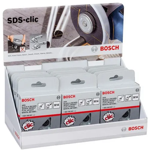 Bosch Schnellspannmutter Dicke 13mm SDS-Clic f.Winkelschleifer Gewinde M14 15Stk