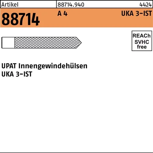 Innengewindehülse R 88714 UKA IST M12 A 4 10 Stück UPAT