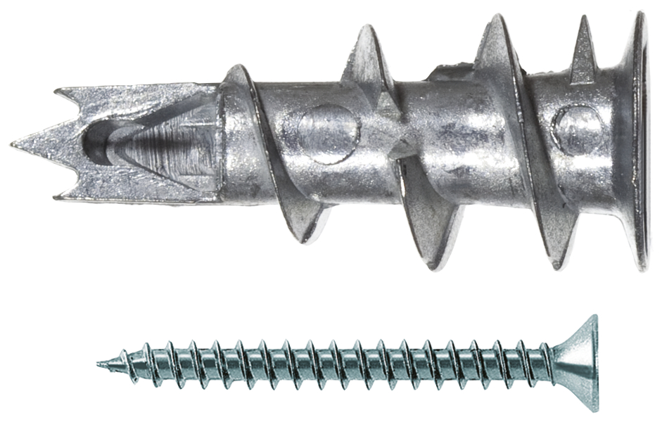 fischer Gipskartondübel Metall GKM S mit Schraube