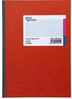 König & Ebhardt Kladde 8615271 DIN A5 kariert 48Blatt rot