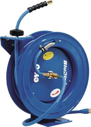Schlauchaufroller BluBird f.Luft u.Wasser L.20m Geh.Metall Ausgang DN 7,2 EWO