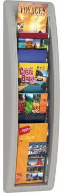 Paperflow Prospekthalter QUICK BLICK 4062.02 5Fächer grau