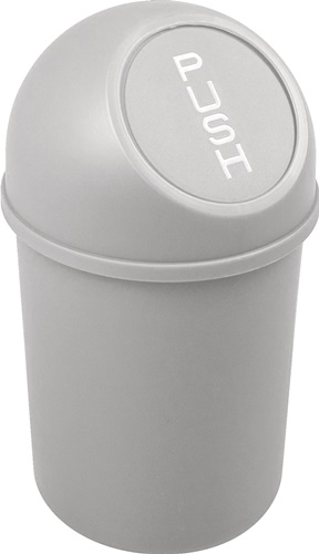 Abfallbehälter H375xØ214mm 6l lichtgrau HELIT