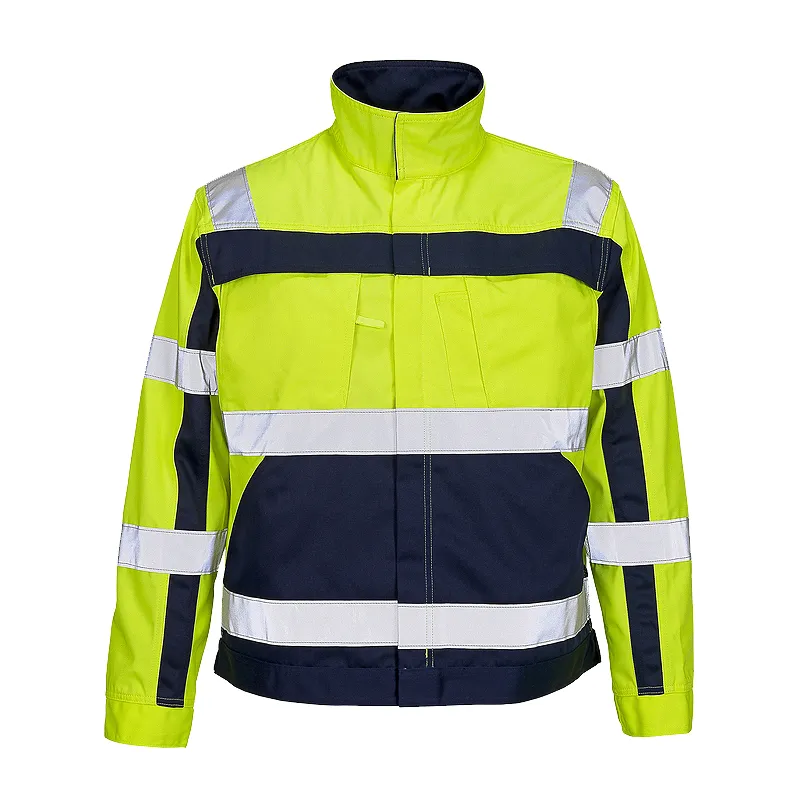 MASCOT Warnschutzbundjacke CAMETA warngelb/marine (07109-470)