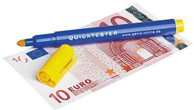 GENIE Geldscheinprüfstift Quicktester 11794 blau/gelb