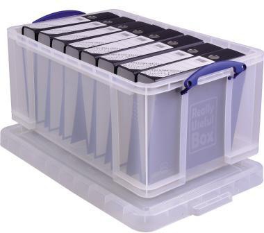 Really Useful Box Aufbewahrungsbox 64C 44x31x71cm 64l transparent