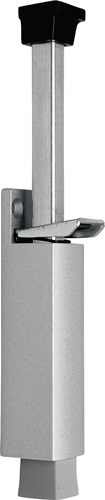 Türfeststeller 3837 0060 22 Zinkdruckg.silber lack.Hubh.90mm Türmontage DENI