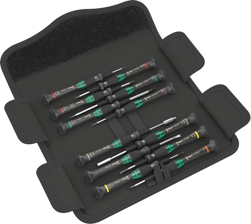 Schraubendrehersatz Kraftform Micro 12 Electronics 1 12-tlg.Schlitz