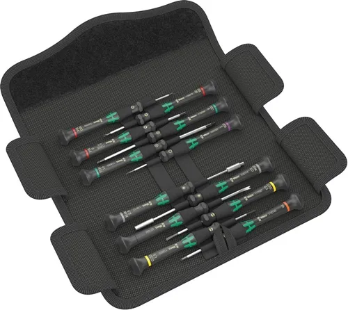 Schraubendrehersatz Kraftform Micro 12 Electronics 1 12-tlg.Schlitz