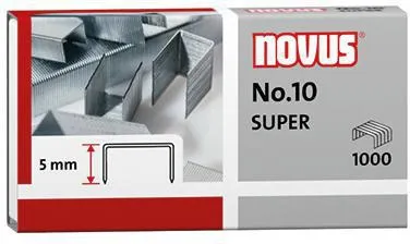 NOVUS Heftklammer No.10 040-0003 verzinkt 1.000 St./Pack.
