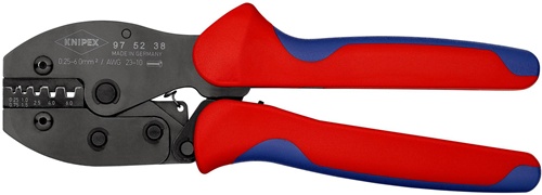 Aderendhülsencrimpzange PreciForce® L.220mm 0,25-6 (AWG 23-10) mm² brün.