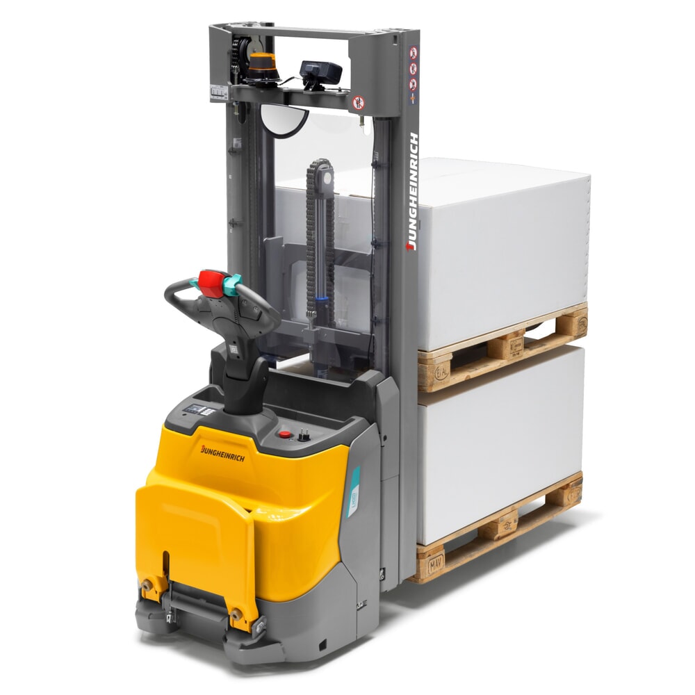 Jungheinrich Elektro-Hochhubwagen ERC 112zi ZT mit Standplattform