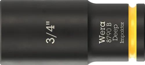 Steckschlüsseleinsatz 8790 B Impaktor Deep 3/8 Zoll 3/4 Zoll L.63mm WERA