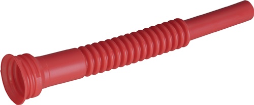 Auslaufrohr L.275mm flex.rot HÜNERSDORFF