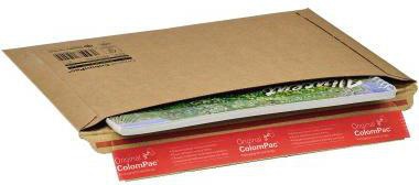 ColomPac Wellpappversandtasche 400x285x50 braun Querbefüllung