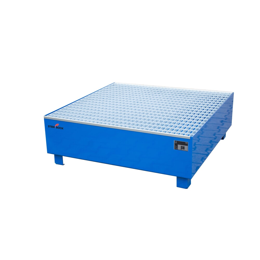 Steinbock® Auffangwanne, 4x 200 l, HxBxT 410 x 1.200 x 1.200 mm