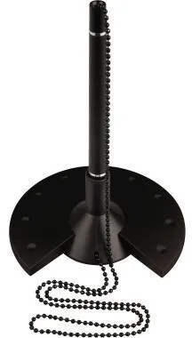 helit Kugelschreiberständer H6359095 10x15,5x10cm Kette sw/sw
