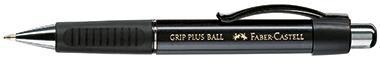 Faber-Castell Kugelschreiber GRIP PLUS BALL 140733 M metallic-schwarz