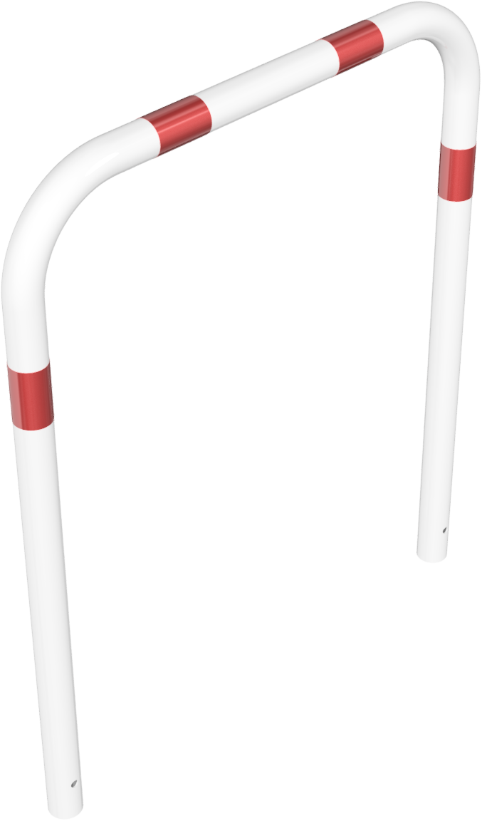 SCHAKE Rohrbügel aus Stahlrohr Ø 60 x 2,5 mm ohne Querholm zum Einbetonieren