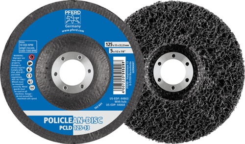 Grobreinigungsscheibe POLICLEAN Bohrung 22,23 mm PFERD