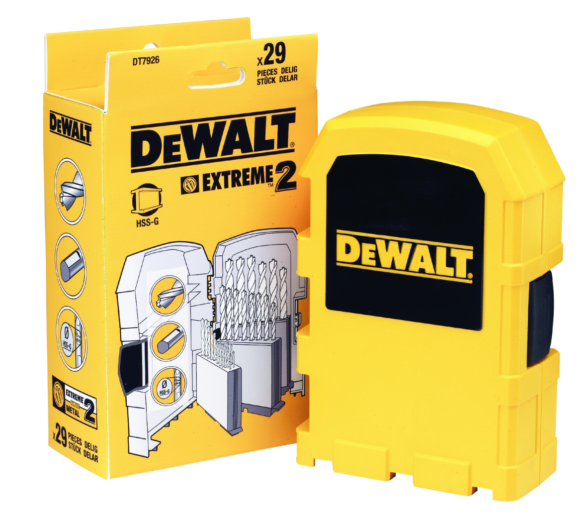 DEWALT DT7926-XJ Metallbohrer-Set 29-tlg. HSS-G