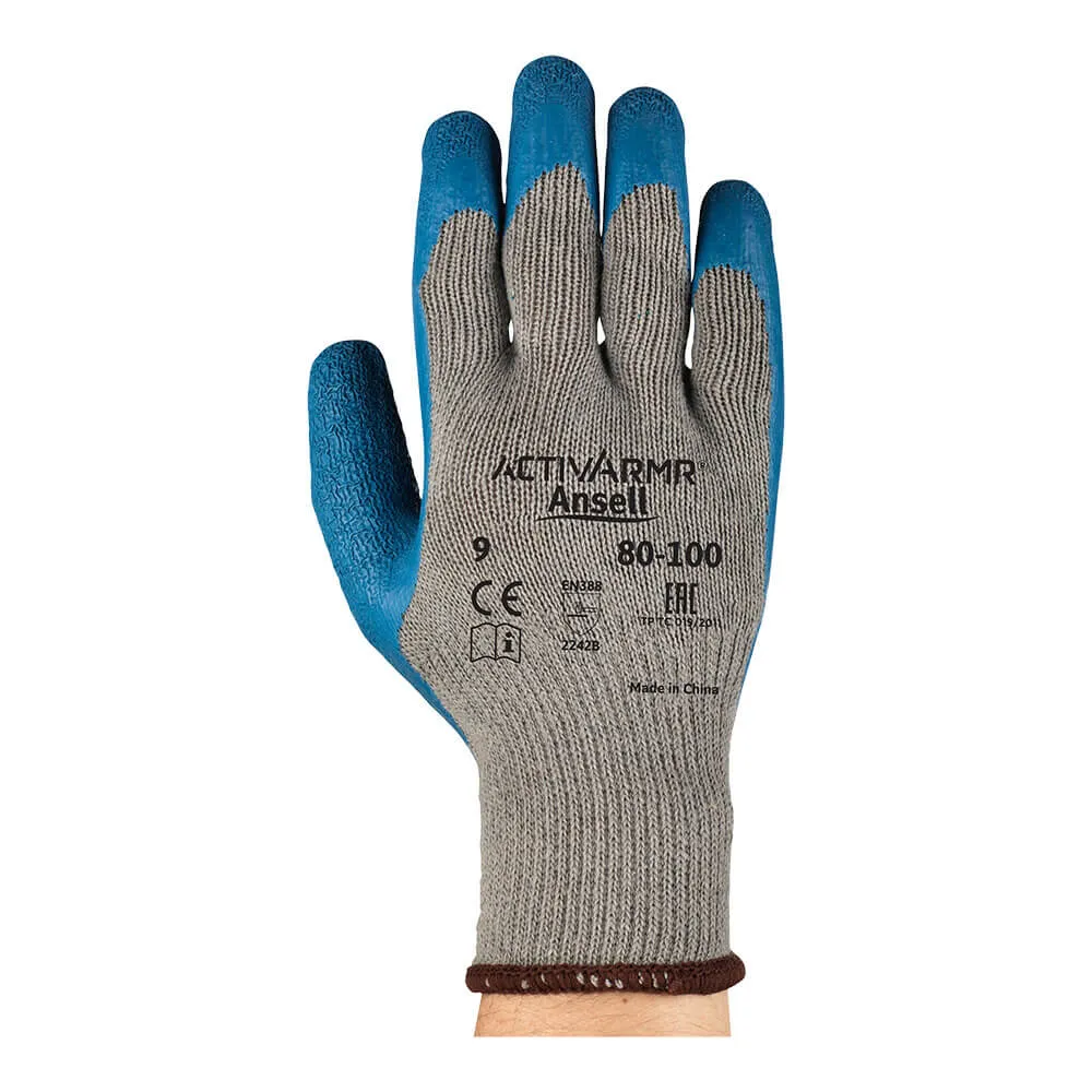 ANSELL Schutzhandschuh ACTIVARMR blau (80-100)