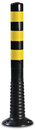 Sperrpfosten Ku.schwarz/gelb D.80mm z.Schr.H.ü.Flur=750mm