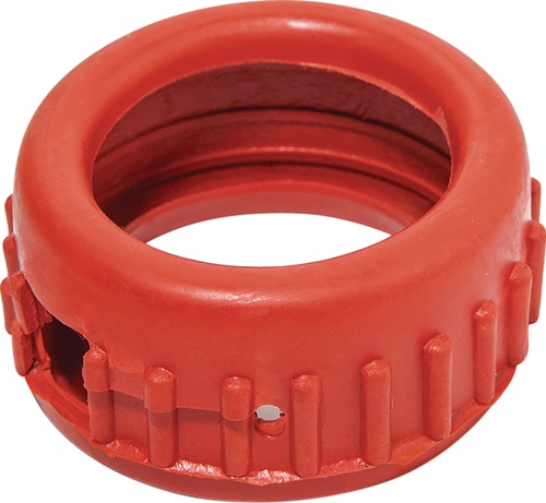 Manometerschutzkappe rot D.63mm Gum.