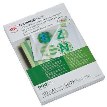 GBC Folientasche DocumentPouch 3200723 DIN A4 125mic 100 St./Pack.