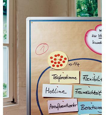 Legamaster Moderationspapier 7-240100 80g braun 100 St./Pack.