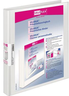 Veloflex Präsentationsringbuch VELODUR 1144190 RB 20mm weiß
