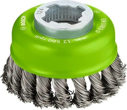 Bosch Topfbürste PRO Stainless Steel heavy D.75mm Drahtst.0,5mm gezopft X-LOCK