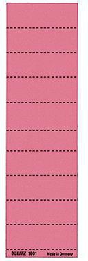 Leitz Beschriftungsschild 19010025 blanko 4zeilig rot 100 St./Pack.
