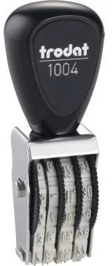 trodat Datumstempel Classic 54112 12x3mm silber