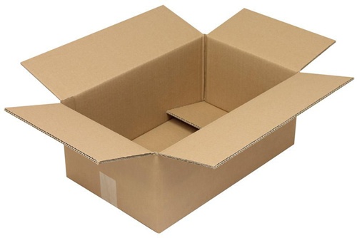 Faltkarton 2-wellig Maße 450x280x180mm Qualität 2.30BC braun TRANSPAK