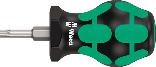 Schraubendreher 367 TORX® Stubby Gr.T 20 Klingen-L.25mm 2K-Griff Rundkl.WERA